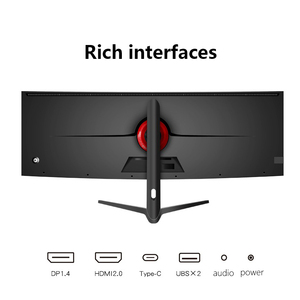 ไฟป้องกันสีฟ้า4K 5K <span class=keywords><strong>HDR</strong></span> 144Hz จอ PC เล่นเกม pip/pbp โค้ง49นิ้วจอคอมพิวเตอร์พีซี - Product Image 5