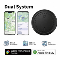 Pour les voyageurs : Localisateur intelligent pour porte-monnaie, étiquette de suivi pour iOS et Android, avec batterie 365 jours, localisateur mondial Android