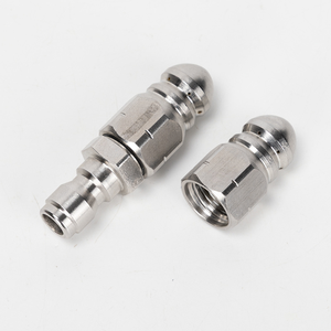 Buse de déboucheur de canalisations 5000 PSI avec <span class=keywords><strong>raccord</strong></span> rapide pour filetage interne NPT, ensemble de buses de vidange, connecteur en laiton - Product Image 2