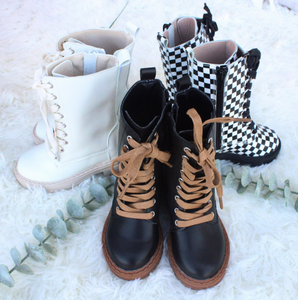 Bottes en cuir noires de luxe pour enfants, style western, vente en gros, chaussures décontractées pour bébés filles et garçons, de créateurs - Product Image 3