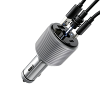 Adaptateur de voiture Starlink Mini 12V 24V 2.5A Convertisseur DC élévateur 60W en alliage d'aluminium de haute qualité Charge rapide pour allume-cigare de voiture