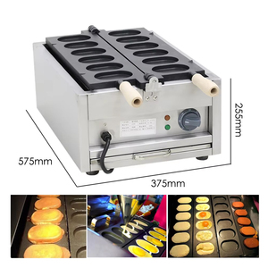 Xeoleo Thương Mại 6 Pcs Trứng Bánh Trứng Waffle Nhà Sản Xuất Bánh Mì Máy Bánh Xe Waffle Máy 3000W Trứng Điện Nướng Bánh Hamburger Nhà Sản Xuất - Product Image 3
