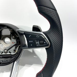 Volant de voiture sport en cuir, styles basiques les plus vendus, pour <span class=keywords><strong>Audi</strong></span> R8, A3, A4, A5, A6, A7, A8, B9, R8, S3, S4, S5, A1, S1, TT, C8 - Product Image 3