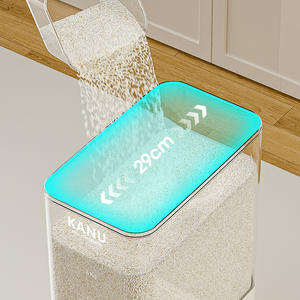 Contenedor <span class=keywords><strong>de</strong></span> Arroz Personalizable <span class=keywords><strong>de</strong></span> PP, Caja <span class=keywords><strong>de</strong></span> Almacenamiento <span class=keywords><strong>de</strong></span> <span class=keywords><strong>Cereales</strong></span> para Escritorio, Tipo Presión, a Prueba <span class=keywords><strong>de</strong></span> Insectos y Humedad, Organizador <span class=keywords><strong>de</strong></span> Cocina, Grado Alimenticio - Product Image 6