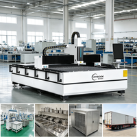 Équipement de traitement de tôles, machine de découpe laser à fibre 3015 de 3000W/6000W pour la fabrication d'acier inoxydable et de métaux au carbone