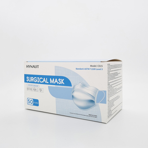 2025 Best-seller 510K 3 couches de <span class=keywords><strong>protection</strong></span> ASTM F2100 niveau 3 BFE 98% PFE 98% <span class=keywords><strong>masque</strong></span> facial <span class=keywords><strong>chirurgical</strong></span> - Product Image 2