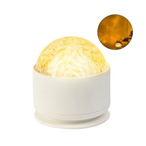 Lámpara de Ambiente con Efecto de Ondas de Agua Giratorias, Lámpara Romántica con Llama para Dormitorio, Regalos Novedosos para Mesita de Noche - Product Image 4