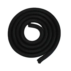 Black Braided Cable Sleeve Cable organizer Sleeve Color Combination Flexible Conduit Pipe Electrical Cable Split Wire Loom