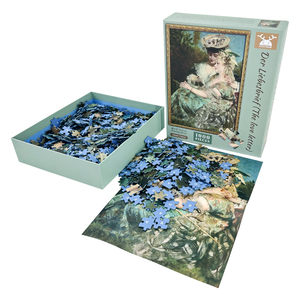 Casse-tête personnalisé de grande taille en gros 200 500 1000 pièces pour tout-petits et adultes Casse-tête de cartes d'affiches - Product Image 2