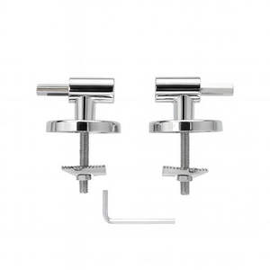 Kit de bisagras de cierre suave para asiento de inodoro, base de acero R901, 18 cm de largo, 12 cm de ancho, 3 cm de altura, accesorios para asiento de inodoro - Product Image 1