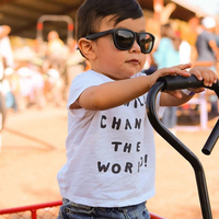Lunettes de soleil promotionnelles pour enfants avec revêtement miroir polarisé en usine lunettes de soleil pour enfants filles garçons protection UV polarisée