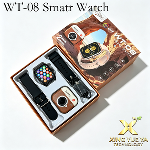 Fashionable <b>Cheap</b> WT-08 Earbuds 2 in 1 Smart Watch with 2 Strap BT Call Heart Rate Reloj Inteligente Fitness Tracker <b>Gift</b> <b>Set</b> - Product Image 4