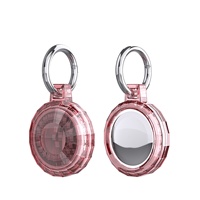 Étui de protection transparent lavable pour AirTag avec boucle, pour localisateur de chiens et chats