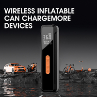 Prix réduit Mini pompe à air de voiture portable 12V DC affichage numérique sans fil 6000mAh compresseur d'air de voiture portable gonfleur de pneu