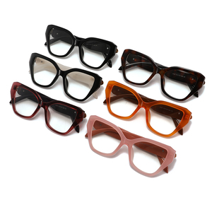 Nuovi Occhiali da Vista con Montatura Grande Stile Cat Eye, Lenti Anti Luce Blu, Decorazione a Testa <span class=keywords><strong>di</strong></span> <span class=keywords><strong>Serpente</strong></span>, Alla Moda, Semplici - Product Image 4