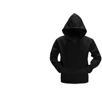 Sweat-shirts à capuche en coton 100% de haute qualité, 460 grammes, coupe ample, couleur unie, tricoté, avec logo personnalisé, vente en gros