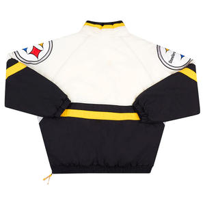 Мужская зимняя куртка-бомбер класса люкс с воротником-стойкой на молнии 1/2, из плотной ткани с эффектом памяти, ветрозащитная, непромокаемая, из окрашенного нетканого материала - Product Image 6