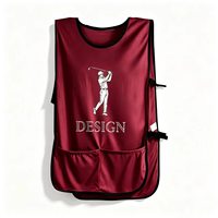 Chaleco de Golf con Logotipo Personalizado, Transpirable, de Secado Rápido, con Bolsillos, Uniforme para Actividades Grupales