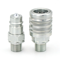 Accouplement rapide de type push-pull en acier à haute teneur en carbone, norme ISO7241-A, 1/4 pouce, certifié