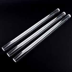 Varilla de cristal de cuarzo semiredonda Pulido de alta pureza Varillas de cuarzo transparentes resistentes al calor - Product Image 3