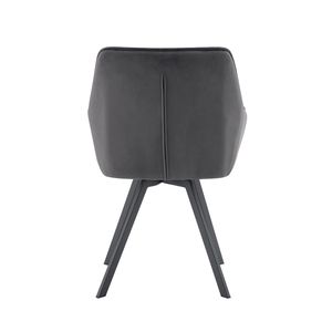 Bắc Âu nhung ăn uống ghế khách sạn hiện đại sang trọng vải PU da nhà hàng nhà ăn uống ghế - Product Image 5