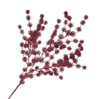 Plante de fruits verts simulés pour la décoration intérieure fausses fleurs artificielles d'amant pour la Saint-Valentin mariage plastique