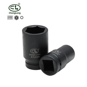 Jeu de douilles à percussion 8Pcs Outils à main noirs Cr-V Douilles de réparation automobile pour les conversions de tournevis à percussion - Product Image 4