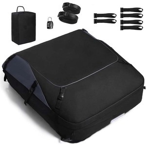Portaequipajes de Techo para Automóvil Impermeable Personalizado, Bolsa de Carga Plegable Multifuncional de PVC, Portaequipajes de Techo para Viajes al Aire Libre - Product Image 2