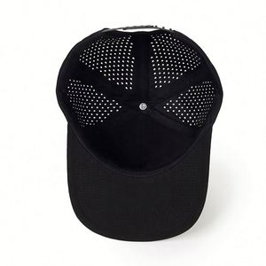 Gorra de rendimiento perforada con logotipo personalizado, gorra snapback cortada con láser, gorras de béisbol de malla para eventos al aire libre - Product Image 5