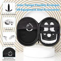 Étui rigide de protection portable imperméable en EVA pour casque VR Meta 2/3/3S, accessoires de jeu, stockage, option de logo personnalisé