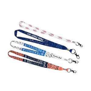 No Minimum Order Retractable Tool Custom RPET Lanyard With Plastic <b>Id</b> Card Badge <b>Holder</b> Clip - Product Image 2