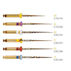 File putar gigi produsen produksi aktivasi panas emas ODM OEM PT instrumen gigi emas file saluran akar gigi - Product Image 4