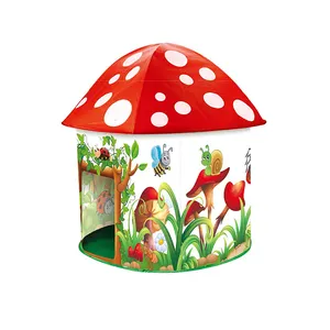 Fungo creativo di disegno per bambini della casa del gioco al coperto per bambini gioco tenda esterna pieghevole cupola tenda da campeggio