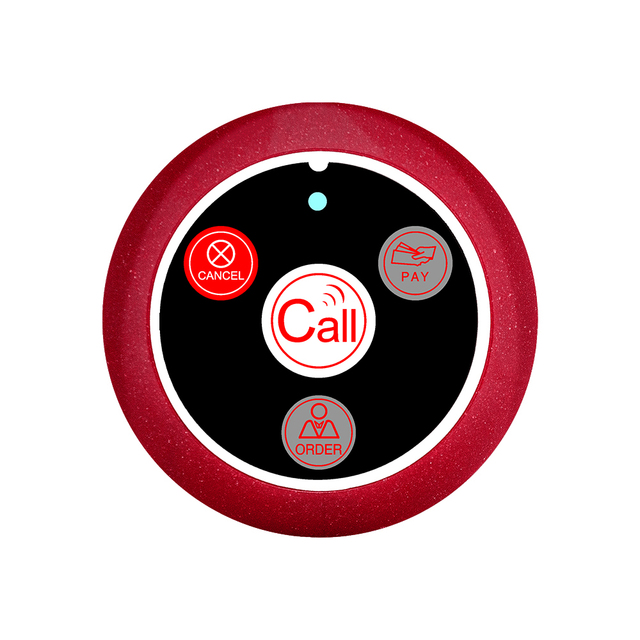 CTT13 Wireless Restaurant Table Call Button Transmitter Waiter Pager Wireless Calling System for Hotel
