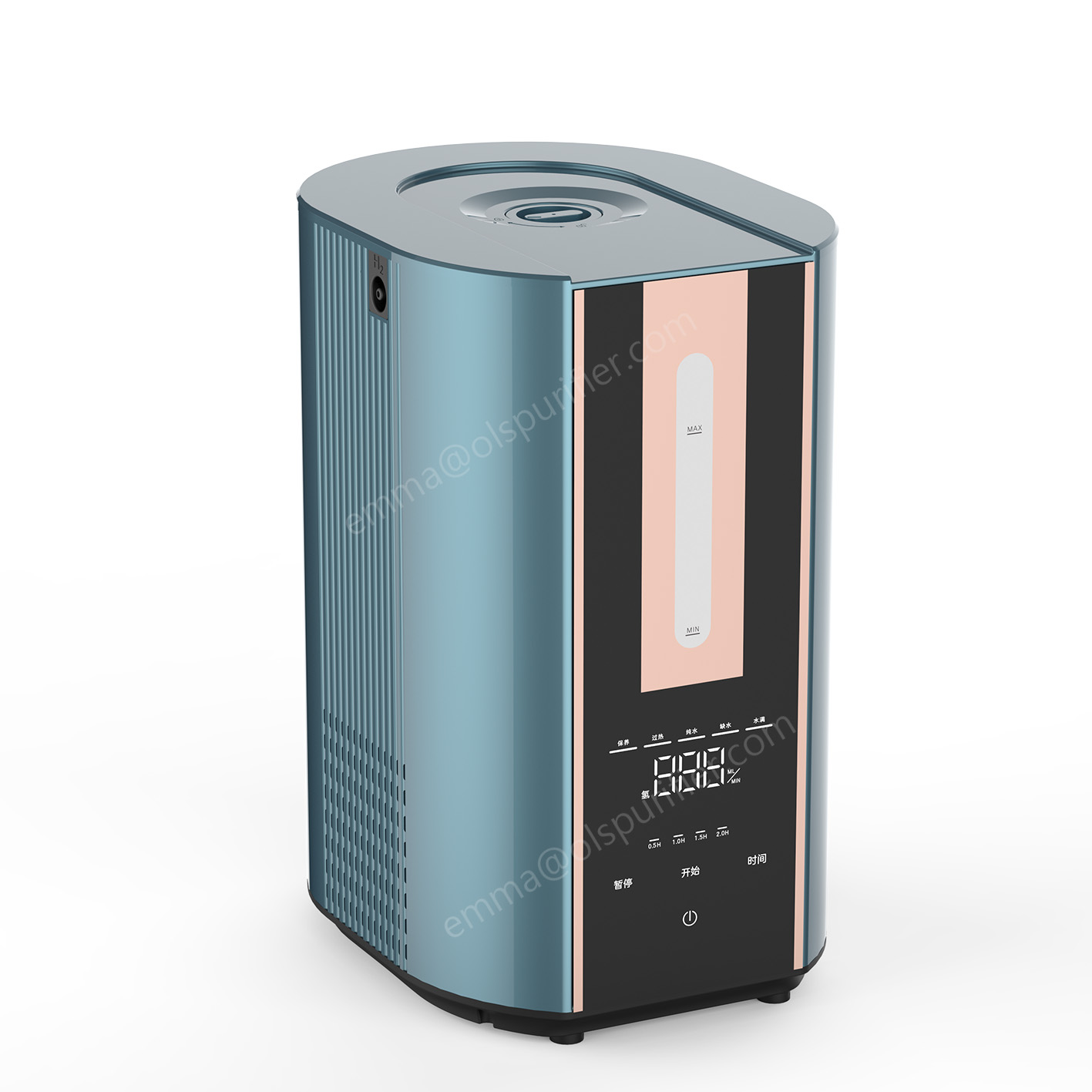 Новый генератор кислородных пузырей водорода 1000 мл 1200 мл hho для ингаляции, поддержка OEM