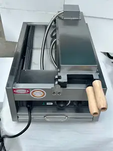 Benutzer definierte Gas elektrische Blase Runde industrielle kommerzielle Käse Gold Münze Waffeleisen Maschine