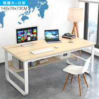 Vente en gros table d'ordinateur longue et large rectangle pour la maison avec étagère table de bureau ordinateur pc meubles foshan bureau