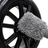 Guante de Lavado de Autos de Alta Absorción, Premium, de Fibra Larga, Suave, Sin Pelusas, Antiarañazos