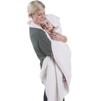 Couverture d'emmaillotage pour bébé en coton de bambou doux, serviette de bain à capuche et linge à épaulettes multi-usages 3-en-1, séchage rapide, haute absorption pour nouveau-né