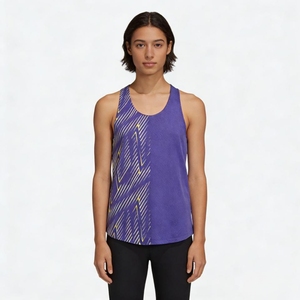 Camiseta Deportiva sin Mangas de Secado Rápido, Transpirable, con Logotipo Personalizado, Sin Costuras, de Alta Elasticidad, para Hombre y Mujer, para Fitness y Maratón - Product Image 2