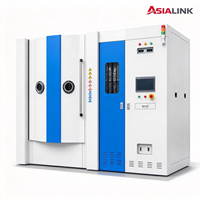 Ligne de production de revêtement PVD par électrolyse AsiaLink, équipement de placage ionique sous vide automatique respectueux de l'environnement avec pompe