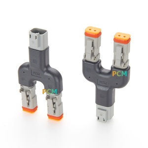 Deutsch DT Serisi Y Splitter Kablo Demeti DT04-2P - 2x DT06-2S Ağır Hizmet Tipi Su Geçirmez Adaptör, Otomotiv, Kamyon ve Endüstriyel Kablolama için - Product Image 3