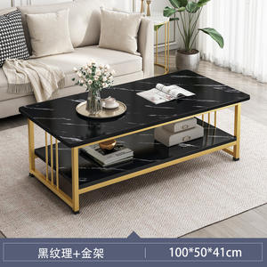 Armoire en marbre simple dans le salon moderne Table basse simple nordique Plaque de roche <span class=keywords><strong>Meuble</strong></span> <span class=keywords><strong>TV</strong></span> et table basse Combinaison - Product Image 6