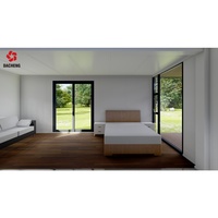Maison préfabriquée moderne, extensible, modulaire, petite maison pour jardin, maison d'hôtes, chalet de vacances