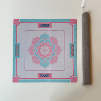 Tapis de jeu de mahjong américain de qualité supérieure, en caoutchouc antidérapant, absorbant le bruit, pour jouer au mahjong