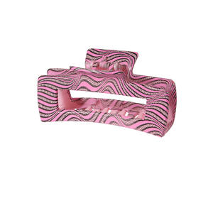 Ensemble d'accessoires pour cheveux en plastique à imprimé léopard pour femmes, comprenant des pinces à cheveux en forme de papillon, des pinces à cheveux rectangulaires et des pinces à cheveux 'Cloud Jaw' - Product Image 6