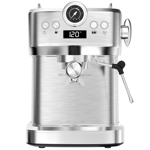 Máquina de Espresso Semiautomática Estilo Italiano Aifa, Acero Inoxidable, Logotipo Personalizado, <span class=keywords><strong>Cafetera</strong></span> para el Hogar con Soporte en Francés - Product Image 1