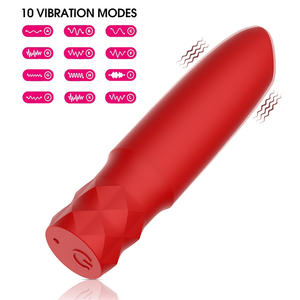 Vrouwelijke Geheime Bullet Vibrator Dildo Usb Power Volwassen Speelgoed Met Clitoris Stimulator En G-Point <span class=keywords><strong>Massage</strong></span> Functies - Product Image 2