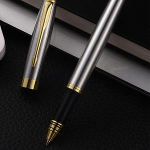 Stylo à bille en acier inoxydable de haute qualité avec design personnalisé, nouvelle encre bleue, largeur d'écriture 0,5 mm - Product Image 3