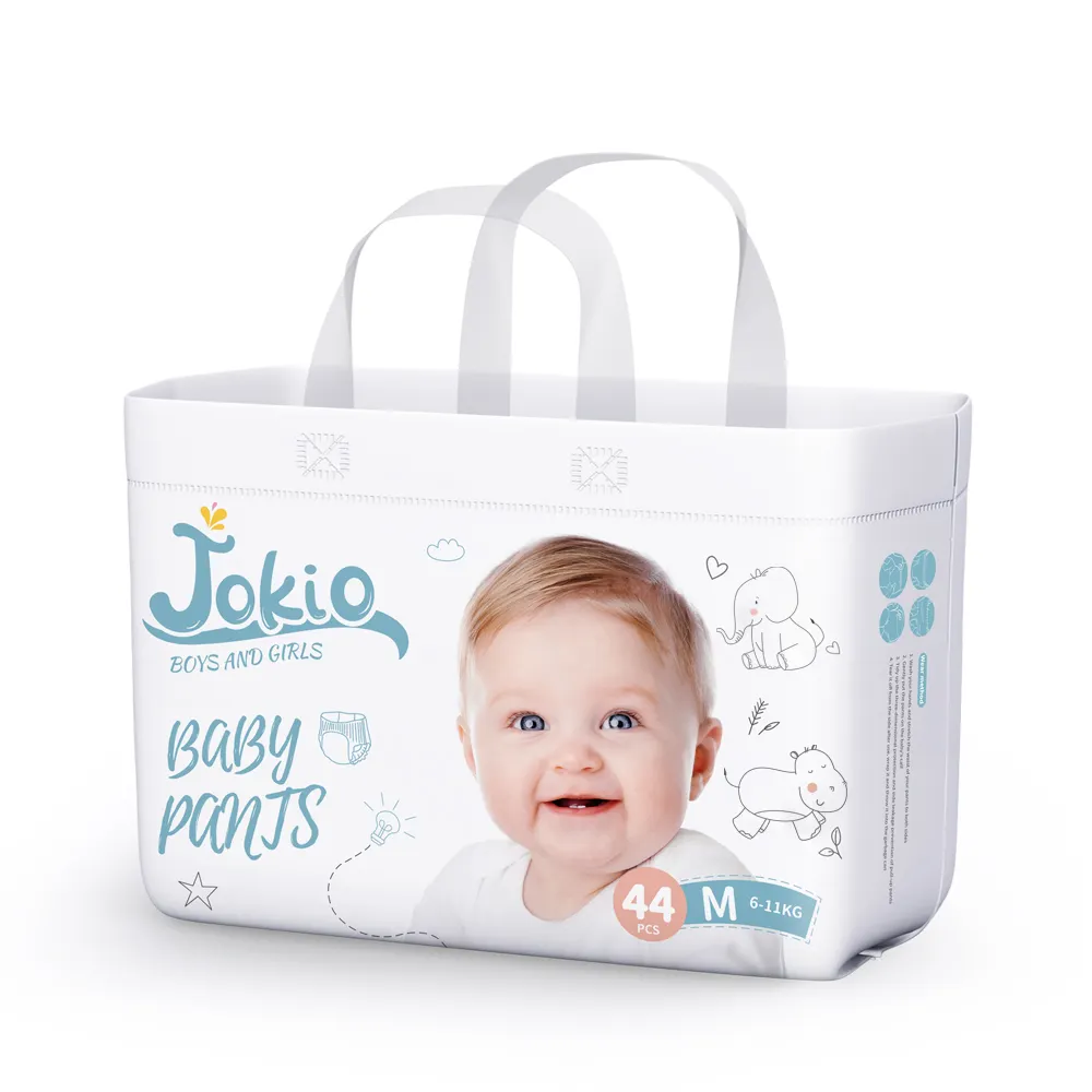 ÉCHANTILLON GRATUIT JOKIO jetable pour bébés couches de haute qualité grossiste en usine couches pour bébés